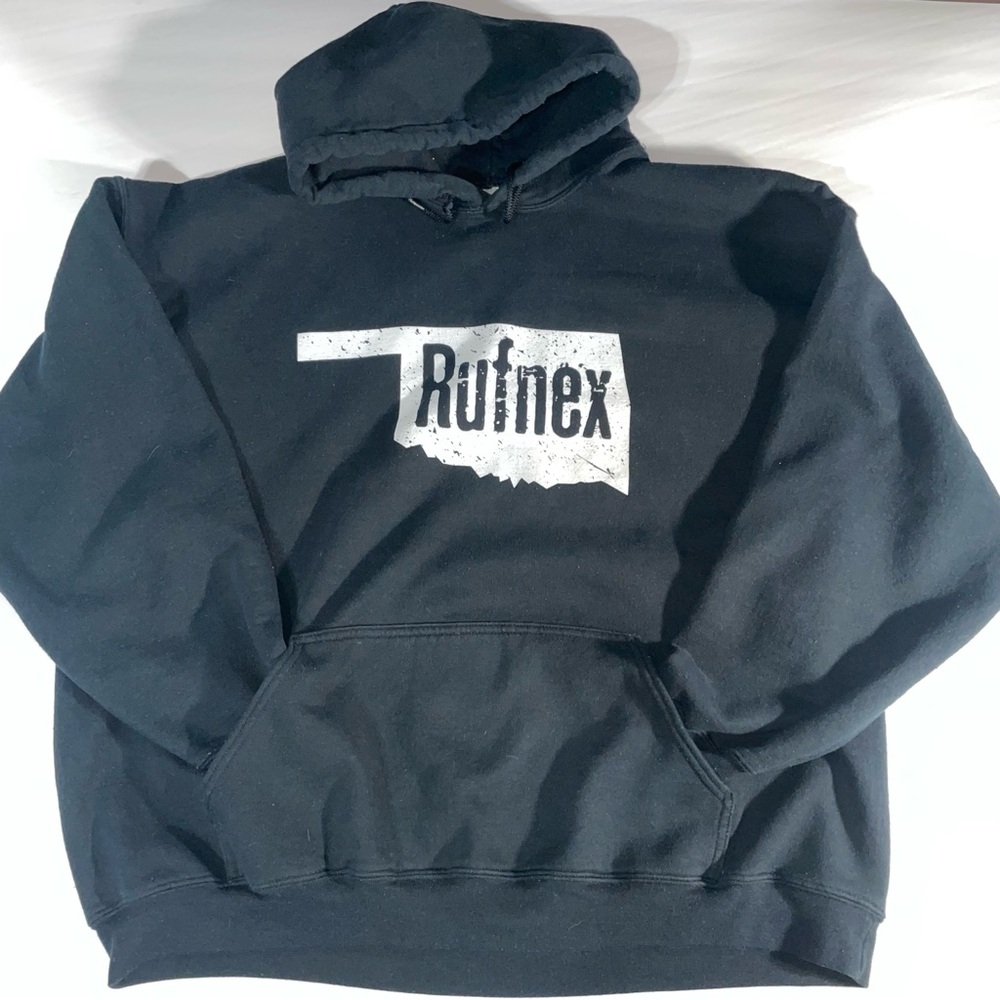2XL Oklahoma Rufnex Black Hoodie